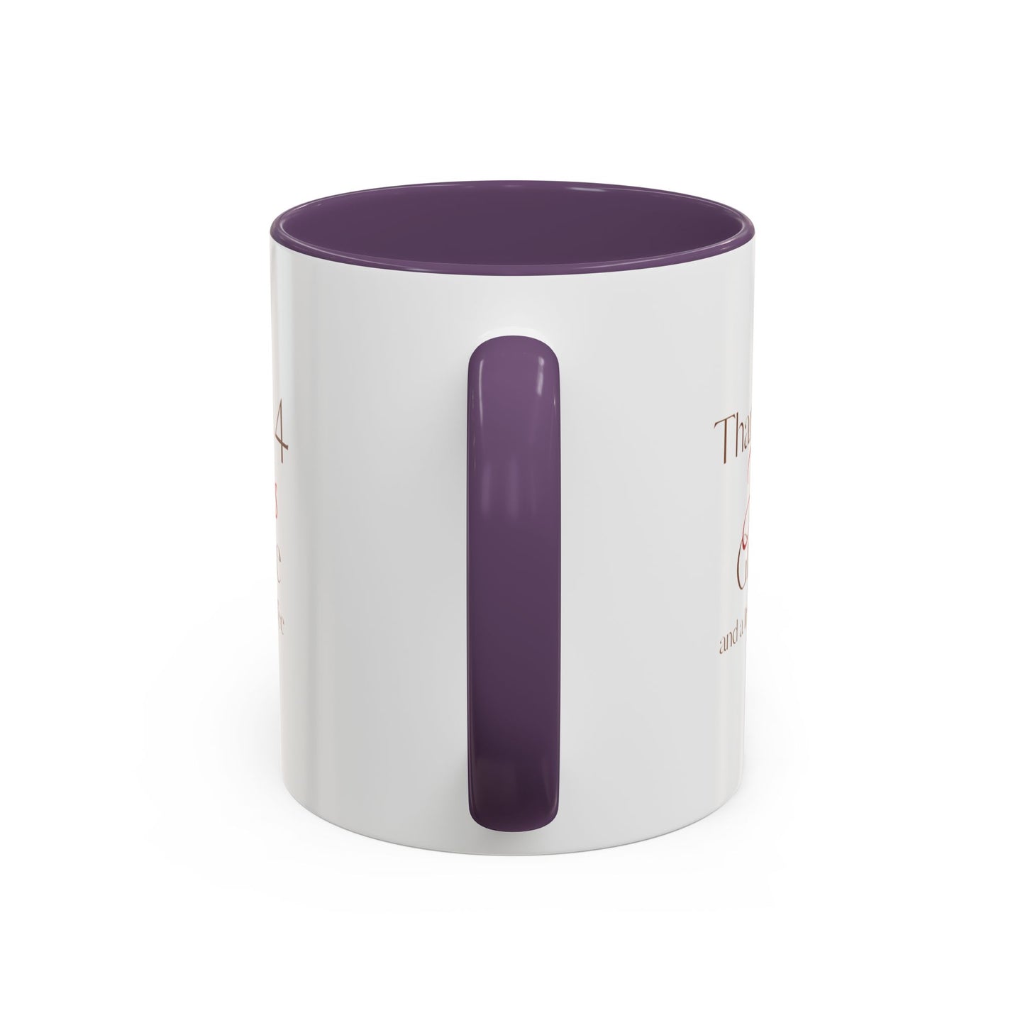 Thankful 4 His Grace Coffee Mug — Christian Faith Ceramic Accent Mug