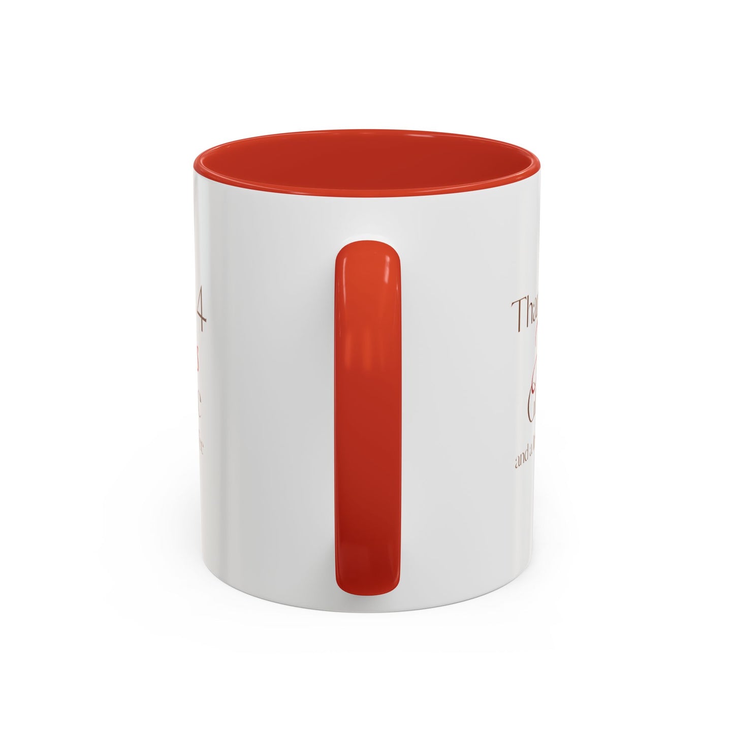 Thankful 4 His Grace Coffee Mug — Christian Faith Ceramic Accent Mug