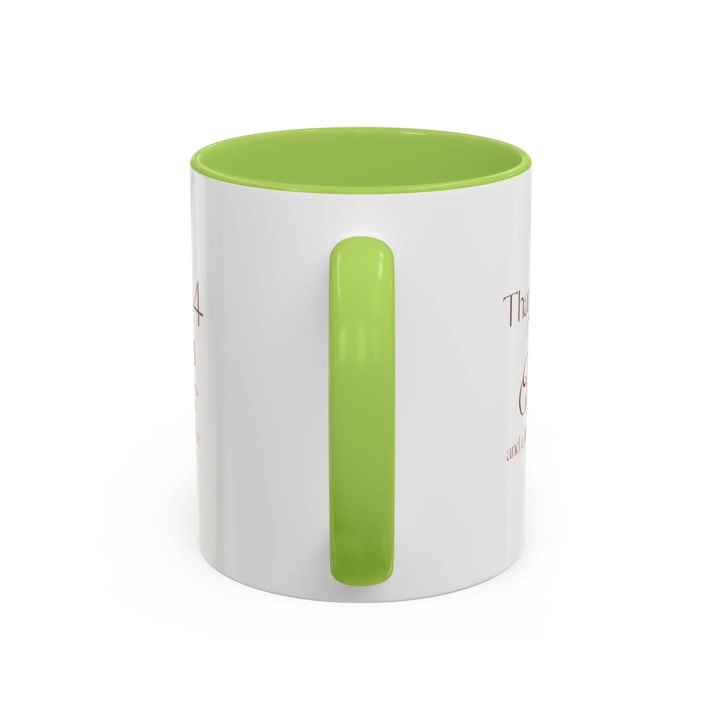 Thankful 4 His Grace Coffee Mug — Christian Faith Ceramic Accent Mug